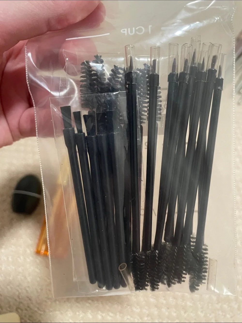 🖤5/$25 makeup Supplies - Black Brush and Makeup Accessories Set spoolies